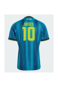Kolumbia James Rodriguez #10 Jalkapallovaatteet Vieraspaita MM-kisat 2026 Lyhythihainen